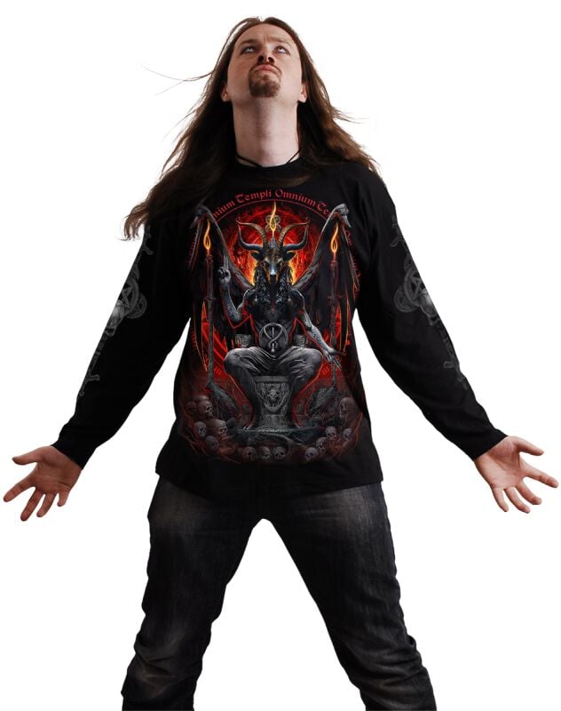 EMP "Baphomet" Langarmshirt schwarz von Spiral Bis zu 65% Rabatt