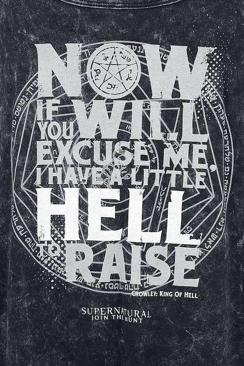 EMP "Hell To Raise" Top schwarz von Supernatural Limitierter Zeitrabatt