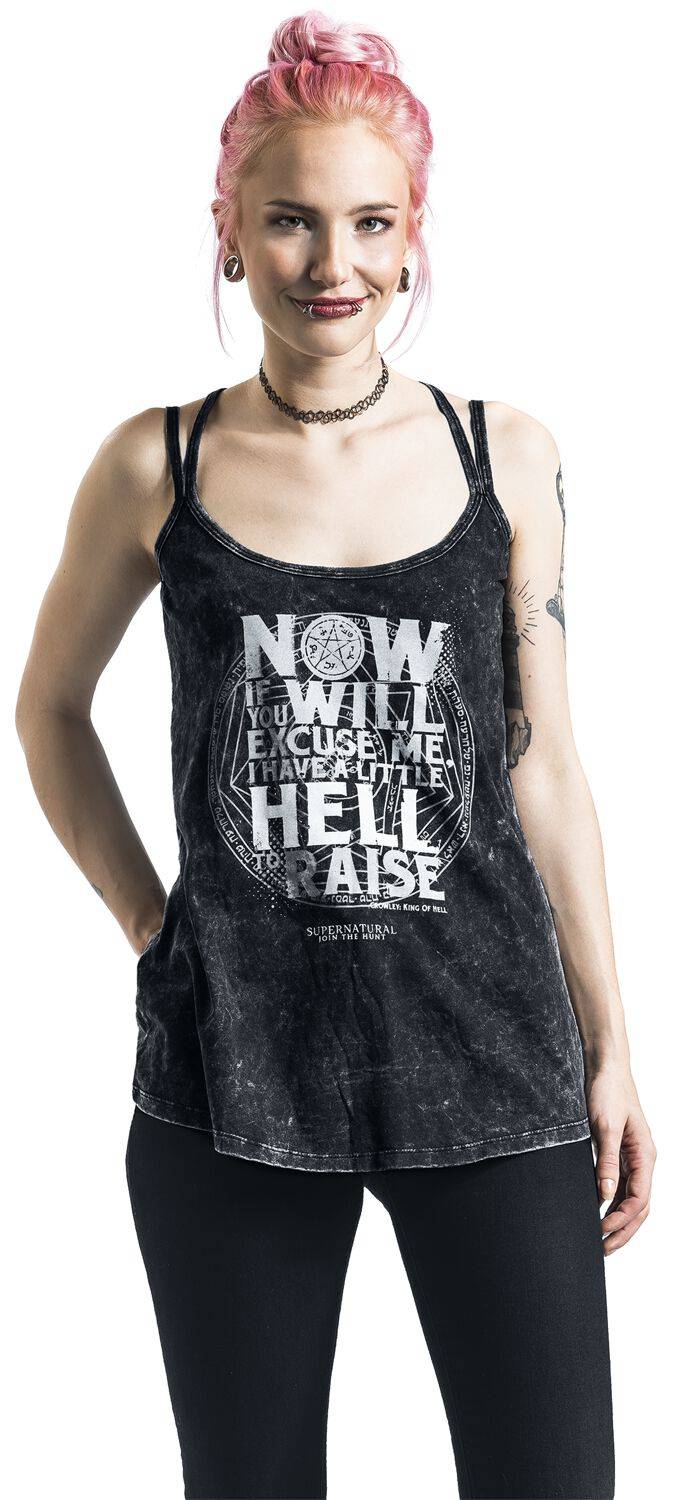 EMP "Hell To Raise" Top schwarz von Supernatural Limitierter Zeitrabatt