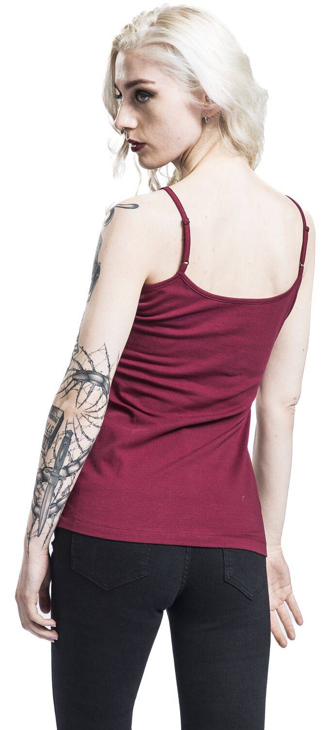 EMP Top bordeaux von Gothicana by EMP Fabrik Onlineshop