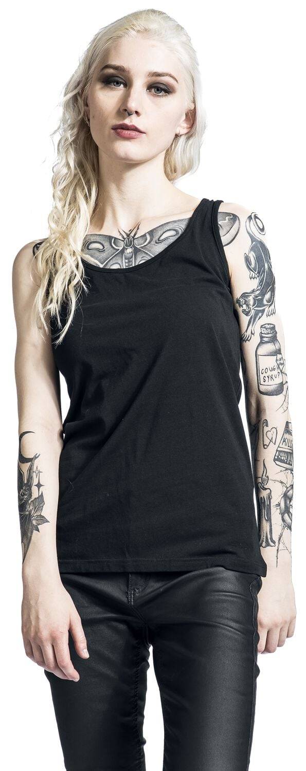 EMP Top schwarz von Gothicana by EMP Fabrikpreis