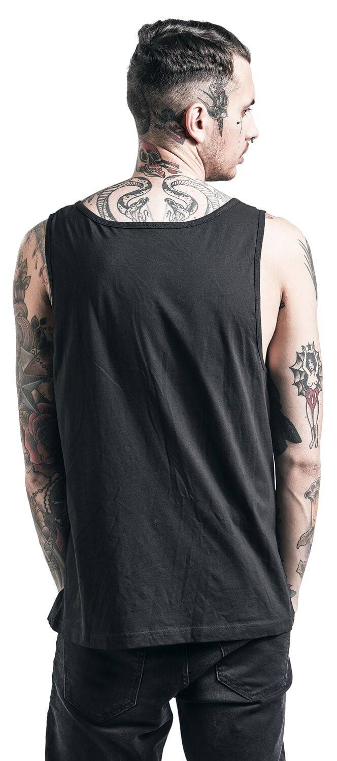 EMP "Praying Hands" Tank-Top schwarz von Black Blood by Gothicana Rabatt