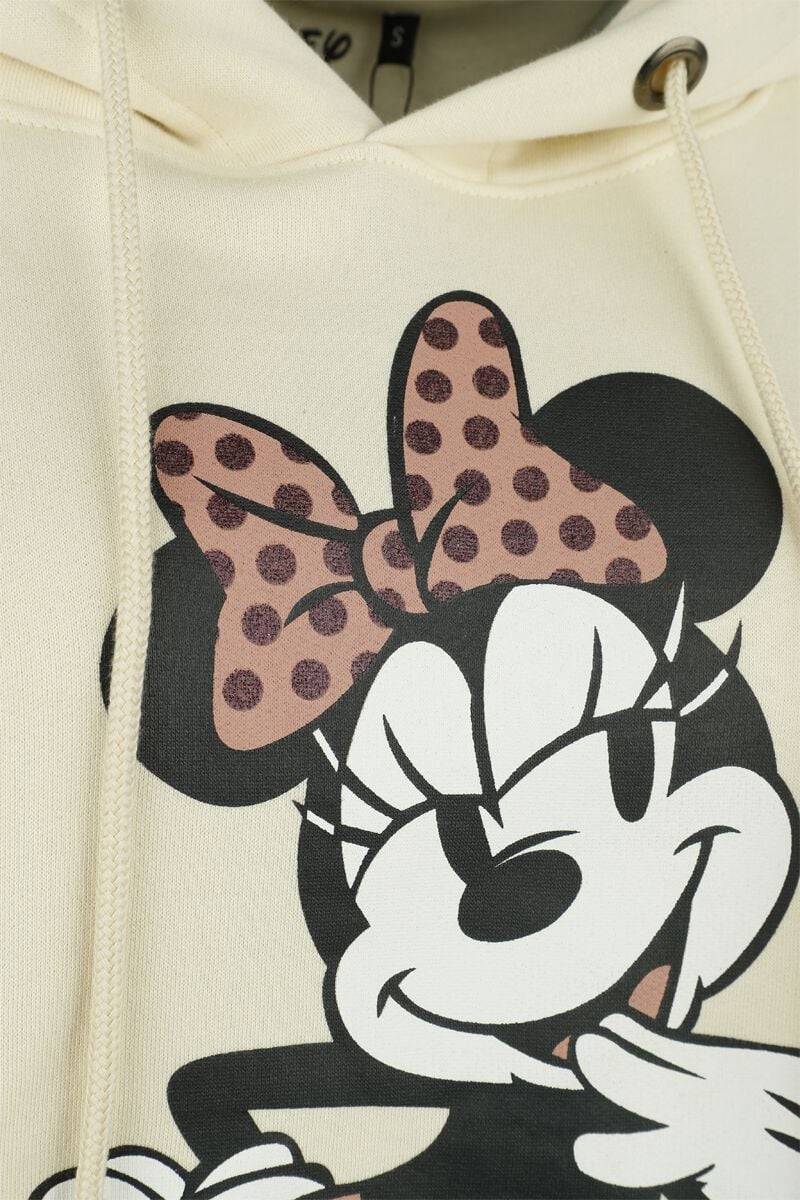 EMP "Minnie" Kapuzenpullover beige von Micky Maus Osterangebot