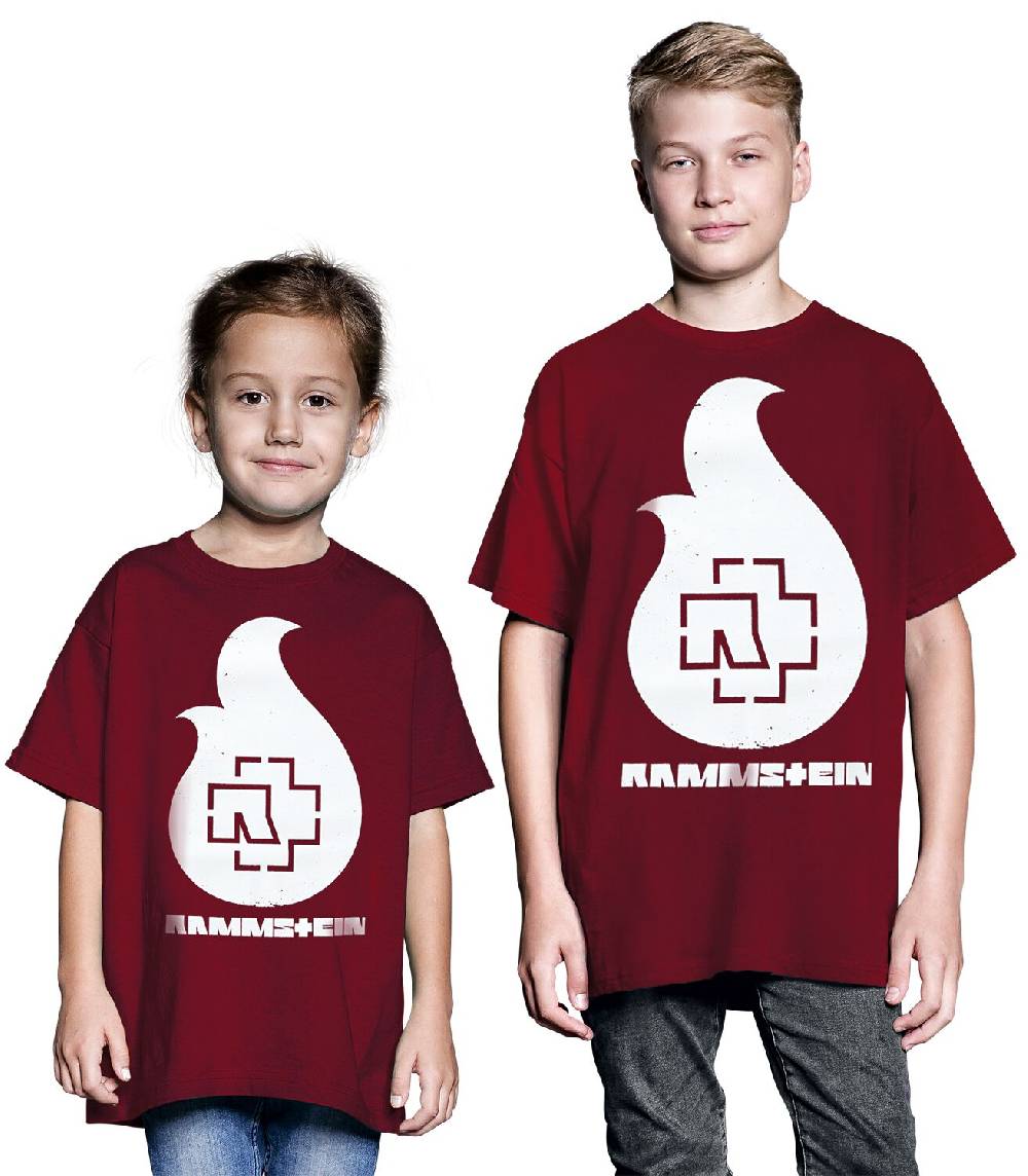 EMP "Kids - Flamme" T-Shirt burgund von Rammstein Blitzangebot