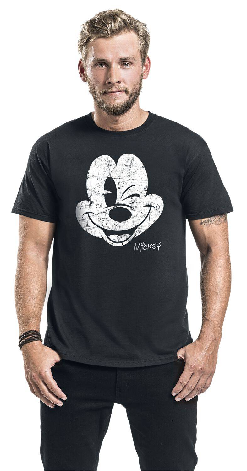 EMP "Since Beaten Face" T-Shirt schwarz von Micky Maus Begrenzte Freigabe