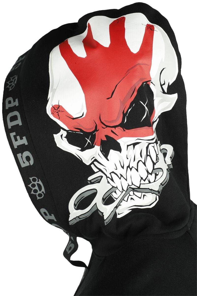 EMP "EMP Signature Collection" Kapuzenpullover schwarz/grau/rot von Five Finger Death Punch Bis zu 50% Rabatt