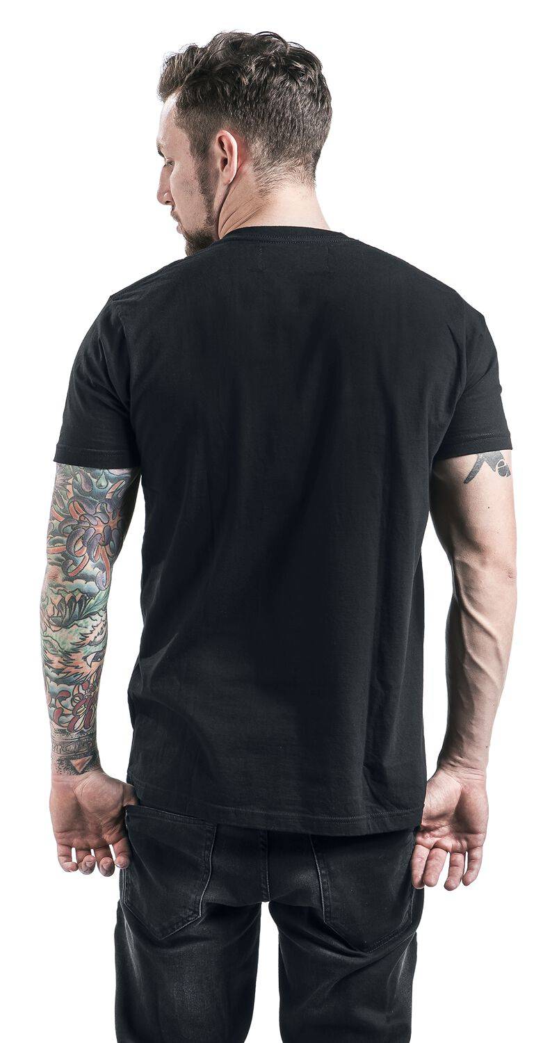EMP "Stencil Black" T-Shirt schwarz von Red Hot Chili Peppers Vierteljährliche Förderung