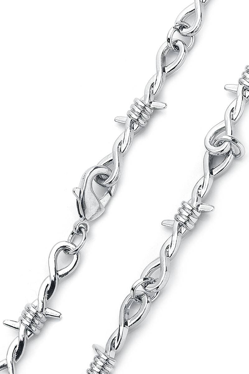 EMP "Barbed Wire Necklace" Halskette silberfarben von Urban Classics Rabatte dieses Monats