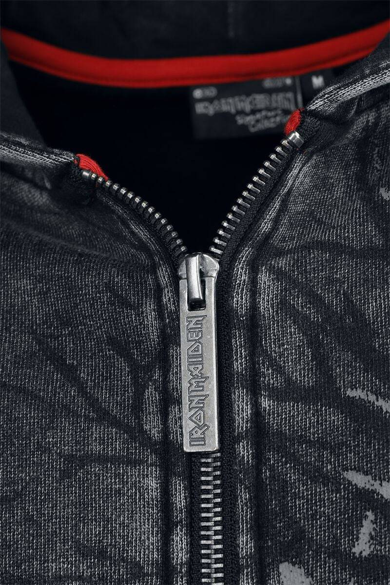 EMP "EMP Signature Collection" Kapuzenjacke grau von Iron Maiden Auslauf
