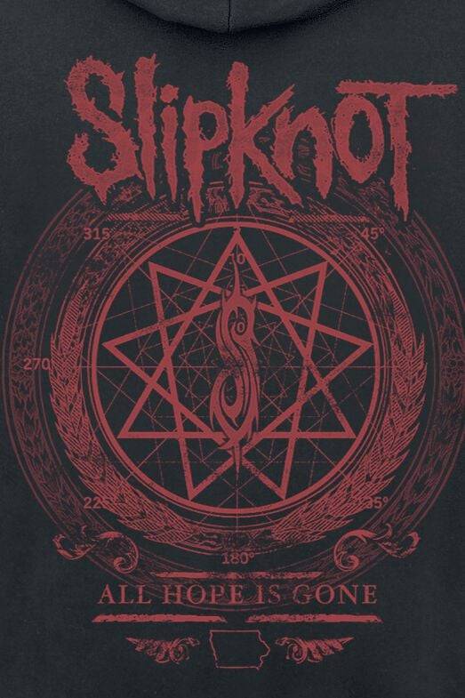 EMP "Blurry" Kapuzenpullover schwarz von Slipknot im Angebot