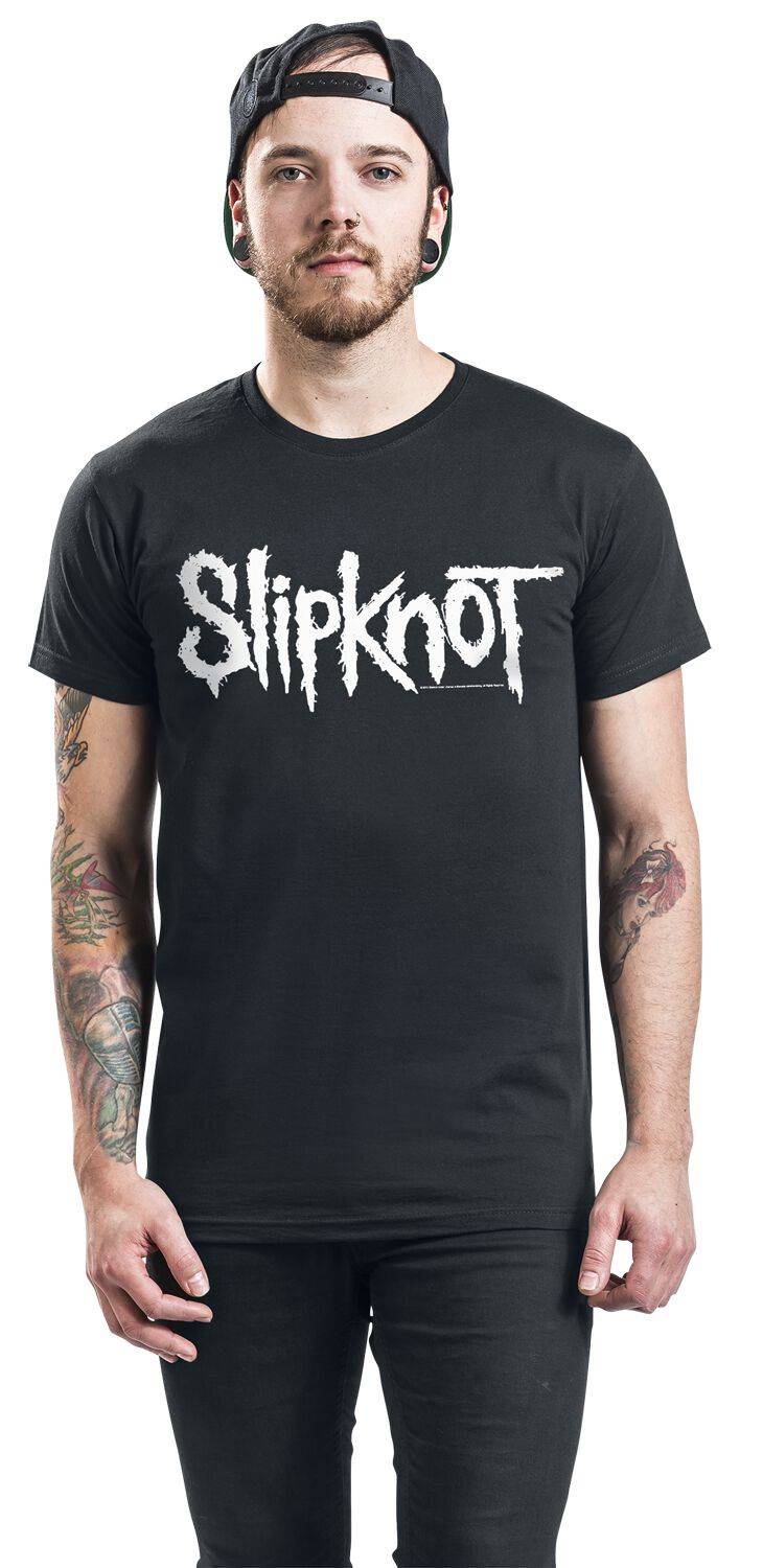 EMP "White Logo" T-Shirt schwarz von Slipknot Günstiger Verkauf