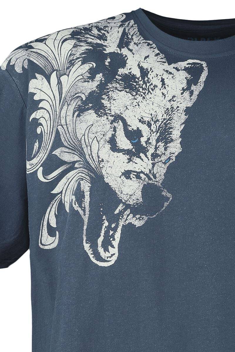 EMP T-Shirt blau von Black Premium by EMP Fabrikverkauf