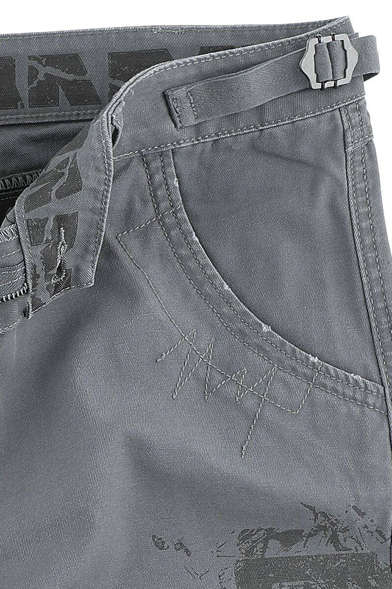 EMP "Broken Logo" Short grau von Rammstein Blitzverkäufe