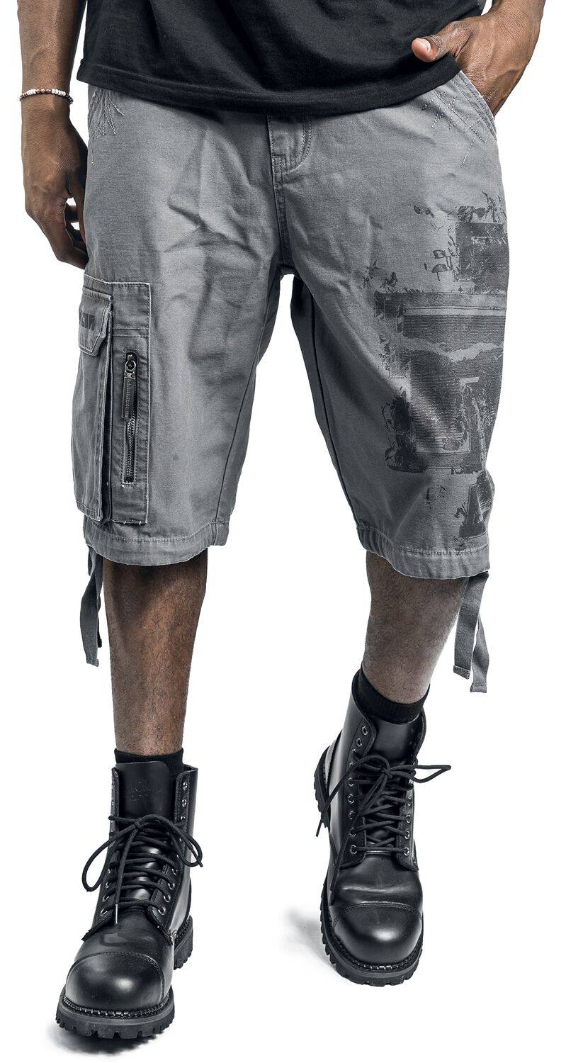 EMP "Broken Logo" Short grau von Rammstein Blitzverkäufe