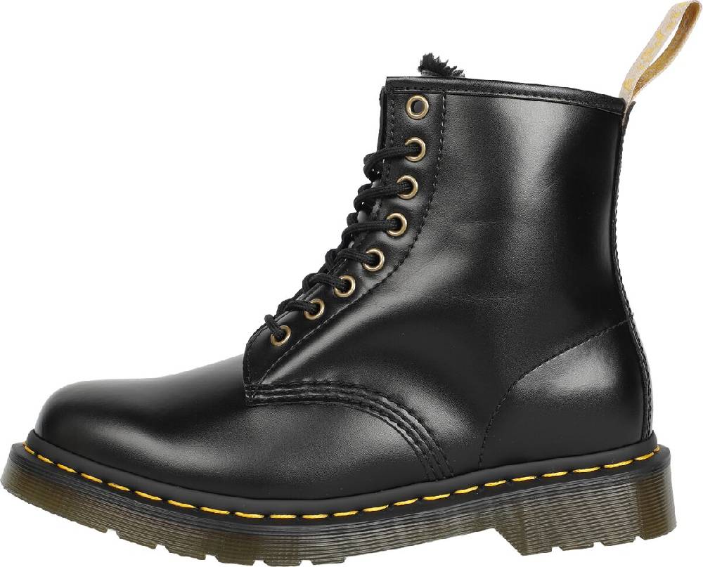 EMP "Vegan 1460 - Black Norfolk Flat" Boot schwarz von Dr. Martens Versandkostenfrei