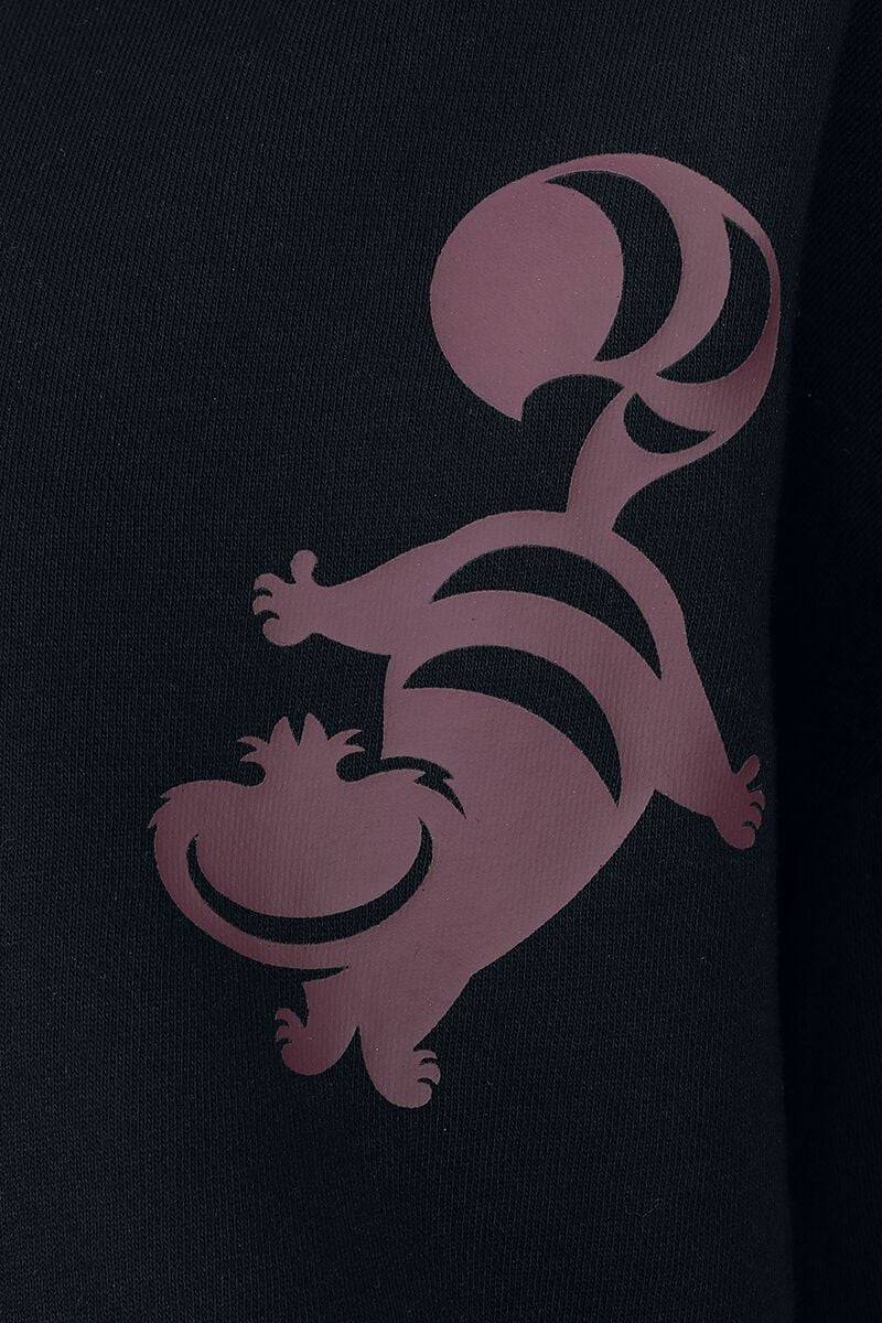 EMP "Everyone here is Mad" Kapuzenpullover schwarz/lila von Alice im Wunderland Muttertagsangebot