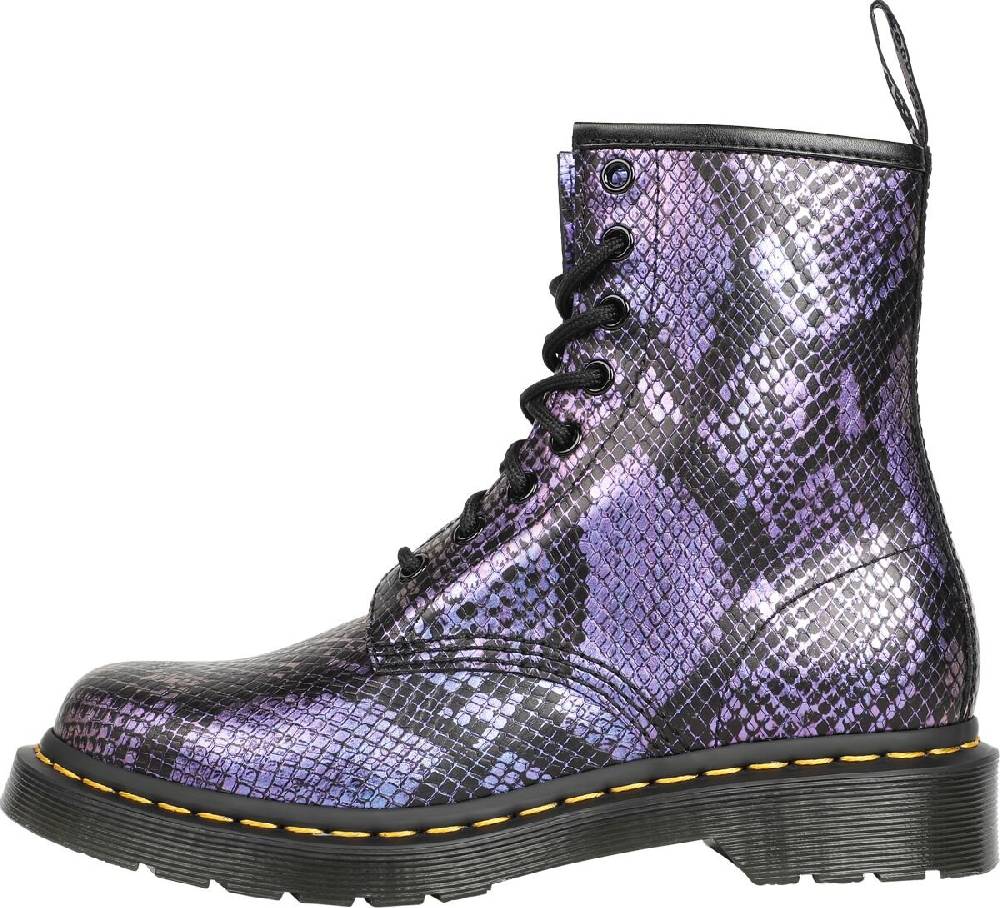 EMP "1460 - Black Blue Viper Croc Emboss" Boot schwarz/blau von Dr. Martens Exklusive Angebote