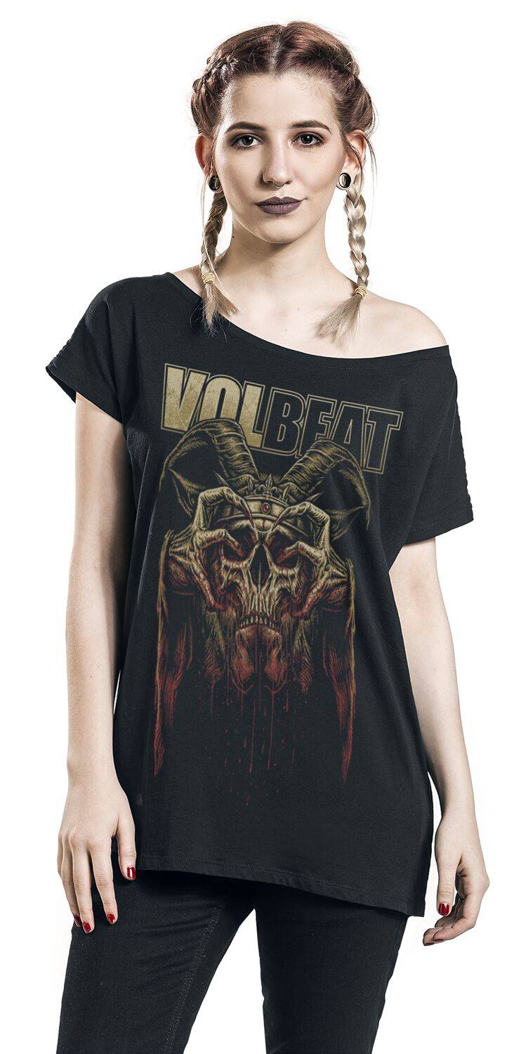 EMP "Bleeding Crown Skull" T-Shirt schwarz von Volbeat Bestseller