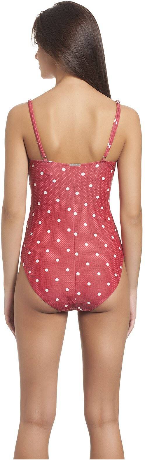 EMP "Mia Maria Swimsuit" Badeanzug rot/weiß von Vive Maria Nur noch ein Tag übrig