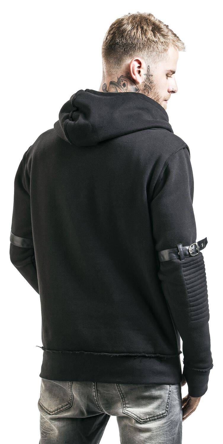 EMP "Voyage Hood" Kapuzenpullover schwarz von Vixxsin Sonderangebote