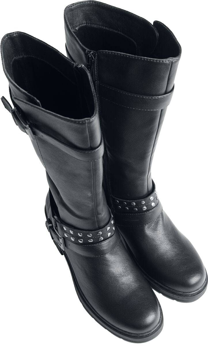 EMP Stiefel schwarz von Gothicana by EMP Riesige Ersparnisse