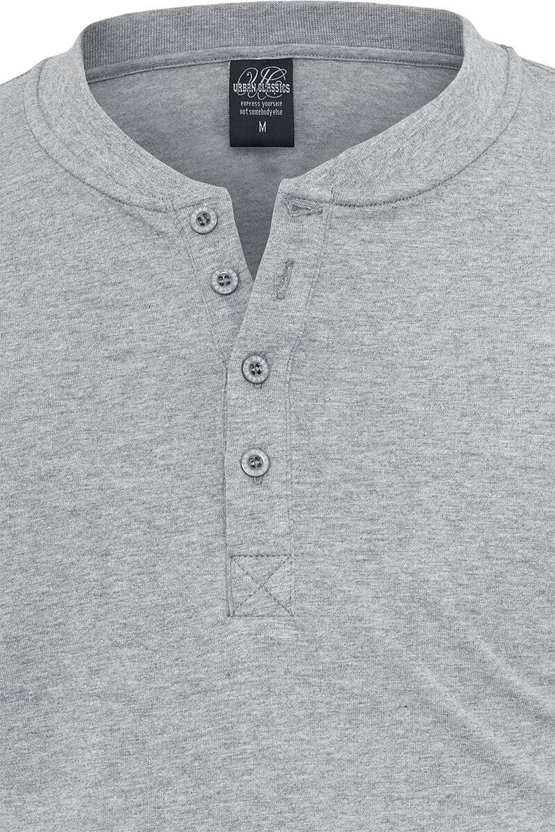 EMP "Basic Henley" Langarmshirt grau von Urban Classics Rabatte dieses Monats