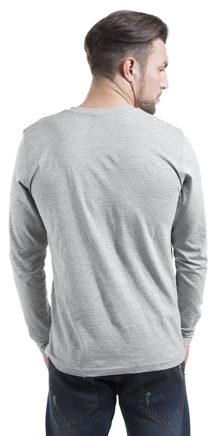 EMP "Basic Henley" Langarmshirt grau von Urban Classics Rabatte dieses Monats