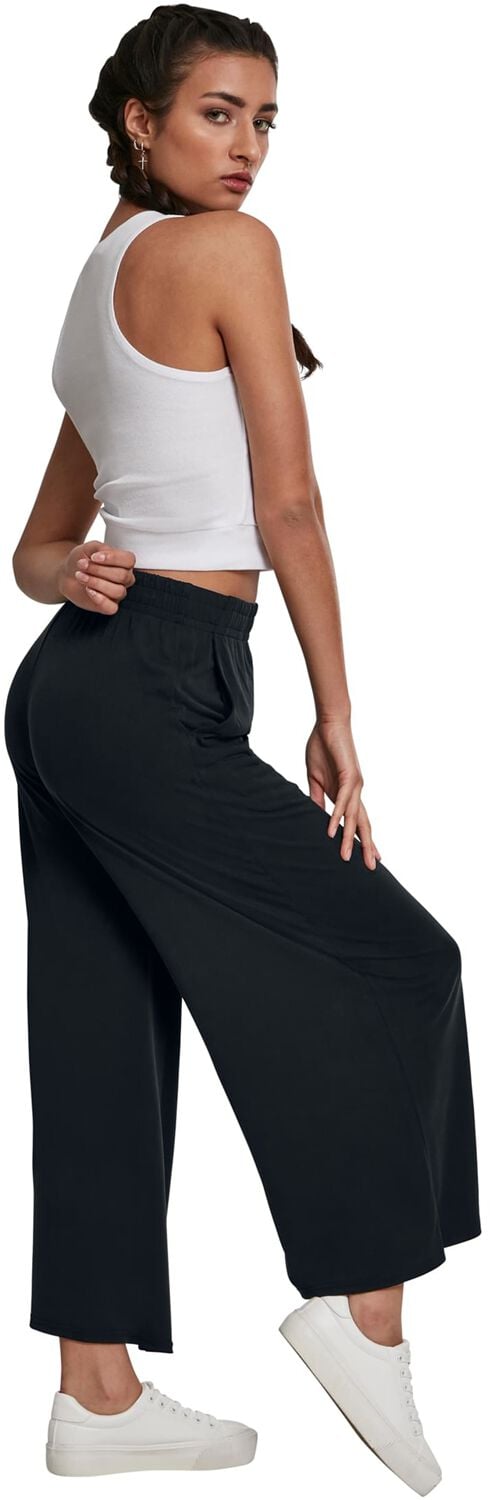 EMP "Ladies Modal Culotte" Stoffhose schwarz von Urban Classics Weihnachtsangebot