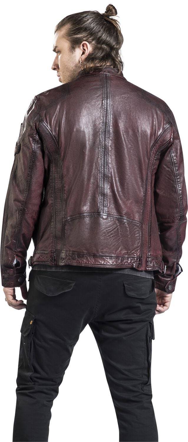 EMP "GMRakva" Lederjacke weinrot von Gipsy Zeitlich begrenztes Angebot