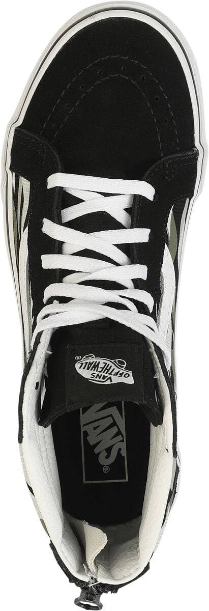 EMP "SK8-HI Zip Flame Camo" Kinder Sneaker schwarz/grau von Vans Kids Letzte 3 Tage
