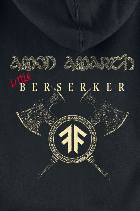 EMP "Metal-Kids - Little Berserker" Kinder-Kapuzenjacke schwarz von Amon Amarth Bis zu 50% Rabatt