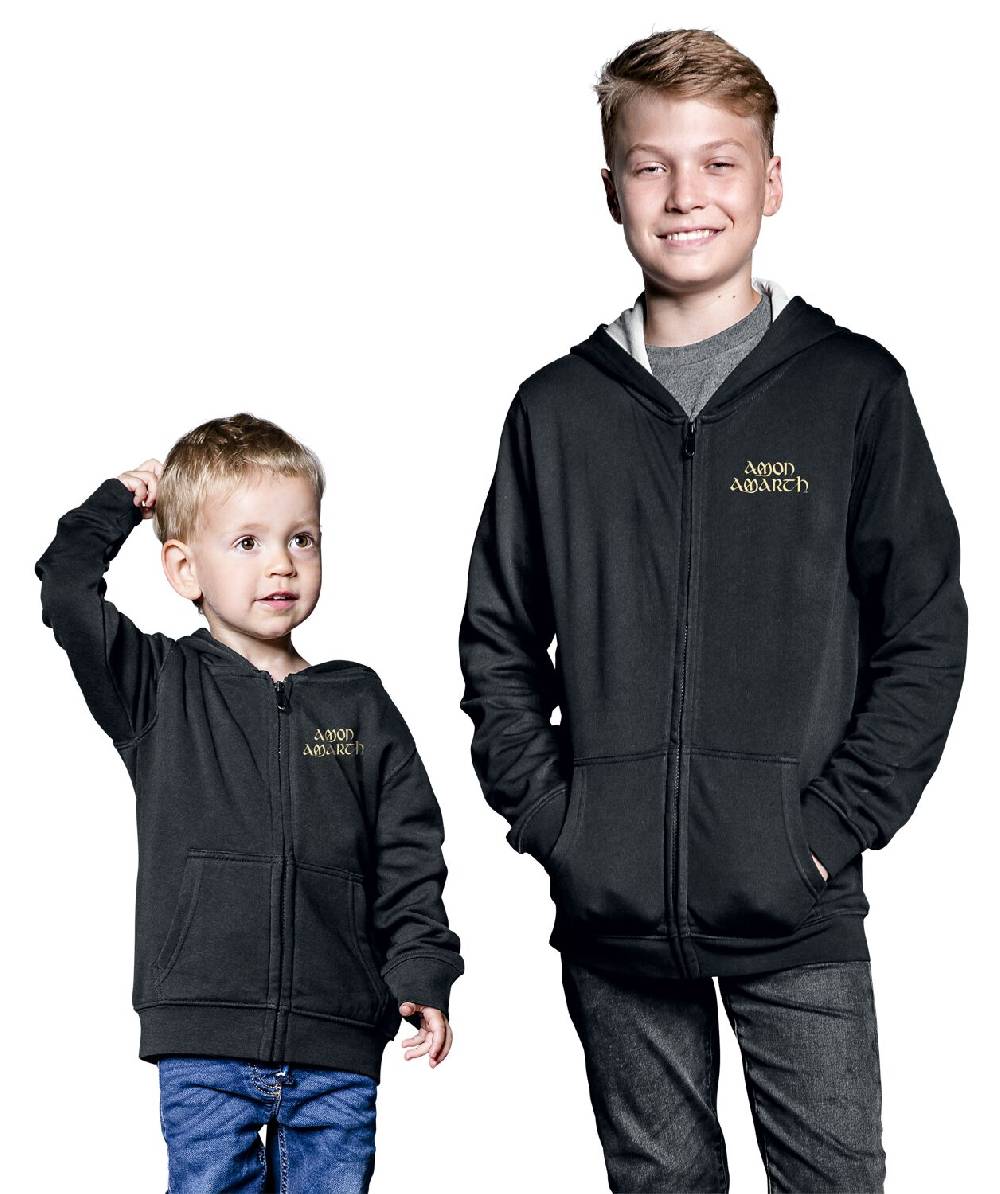 EMP "Metal-Kids - Little Berserker" Kinder-Kapuzenjacke schwarz von Amon Amarth Bis zu 50% Rabatt