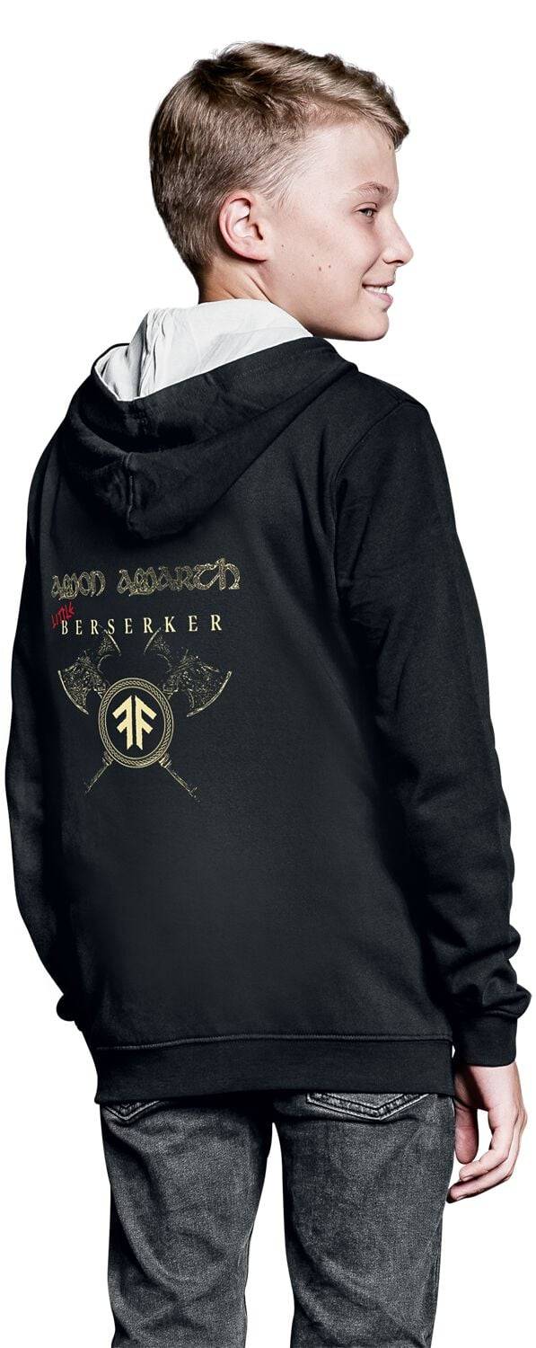EMP "Metal-Kids - Little Berserker" Kinder-Kapuzenjacke schwarz von Amon Amarth Bis zu 50% Rabatt