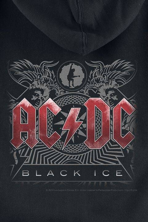 EMP "Metal-Kids - Black Ice" Kinder-Kapuzenjacke schwarz von AC/DC Bis zu 60% Rabatt