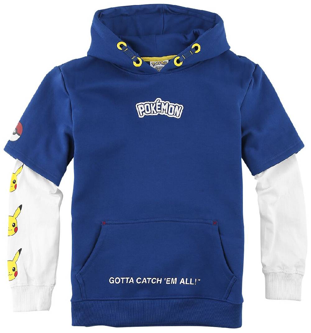 EMP "Kids - Got Them All" Kapuzenpullover blau von Pokémon Bis zu 55% Rabatt