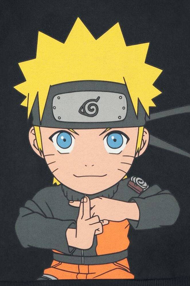 EMP "Kids - Shippuden - Naruto Uzumaki" Sweatshirt schwarz von Naruto Nur noch ein Tag übrig