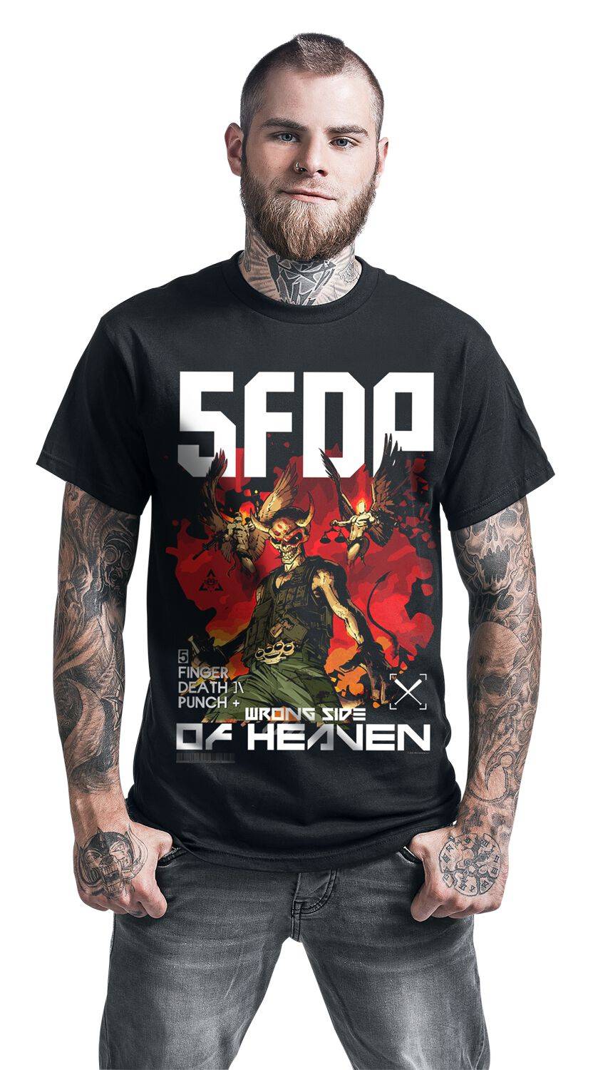 EMP "Anniversary Wrong Side Of Heaven" T-Shirt schwarz von Five Finger Death Punch 2025
