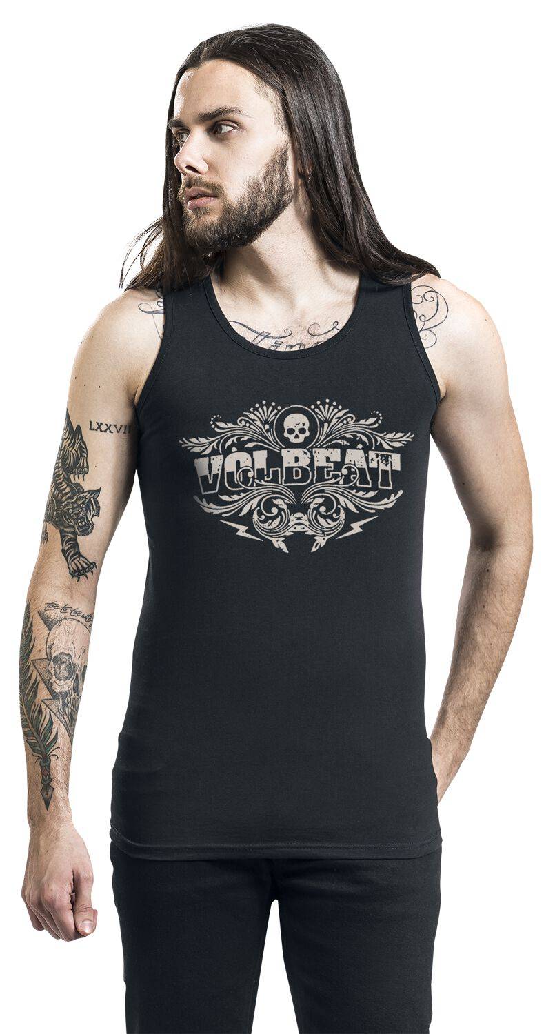 EMP "Ornamental" Tank-Top schwarz von Volbeat Fabrikverkauf