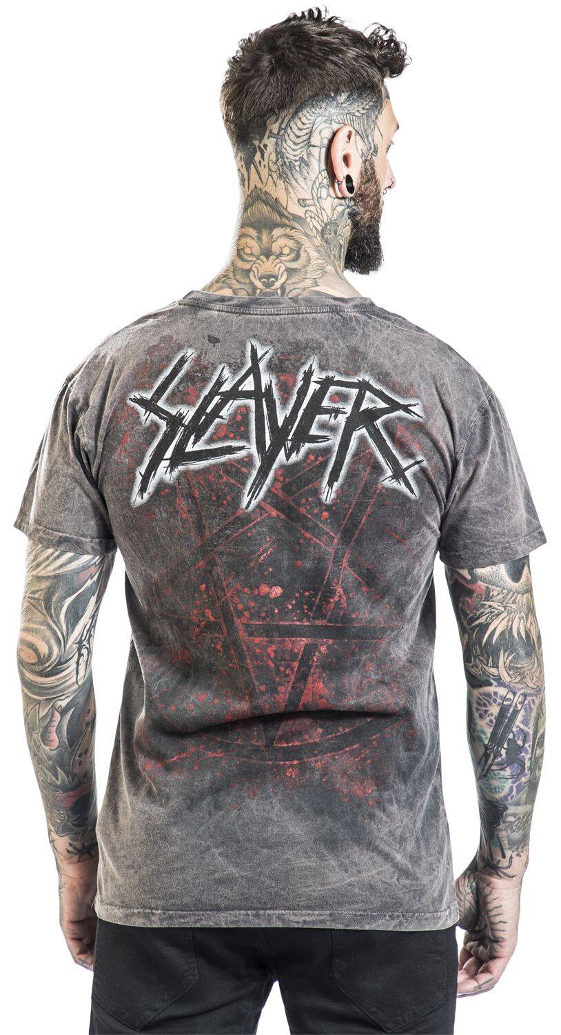 EMP "Mongo Logo" T-Shirt charcoal von Slayer Kostenloser Versand