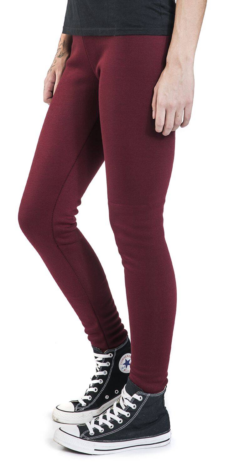 EMP "Gefütterte Winterleggings" Leggings rot von Ocultica Online Outlet