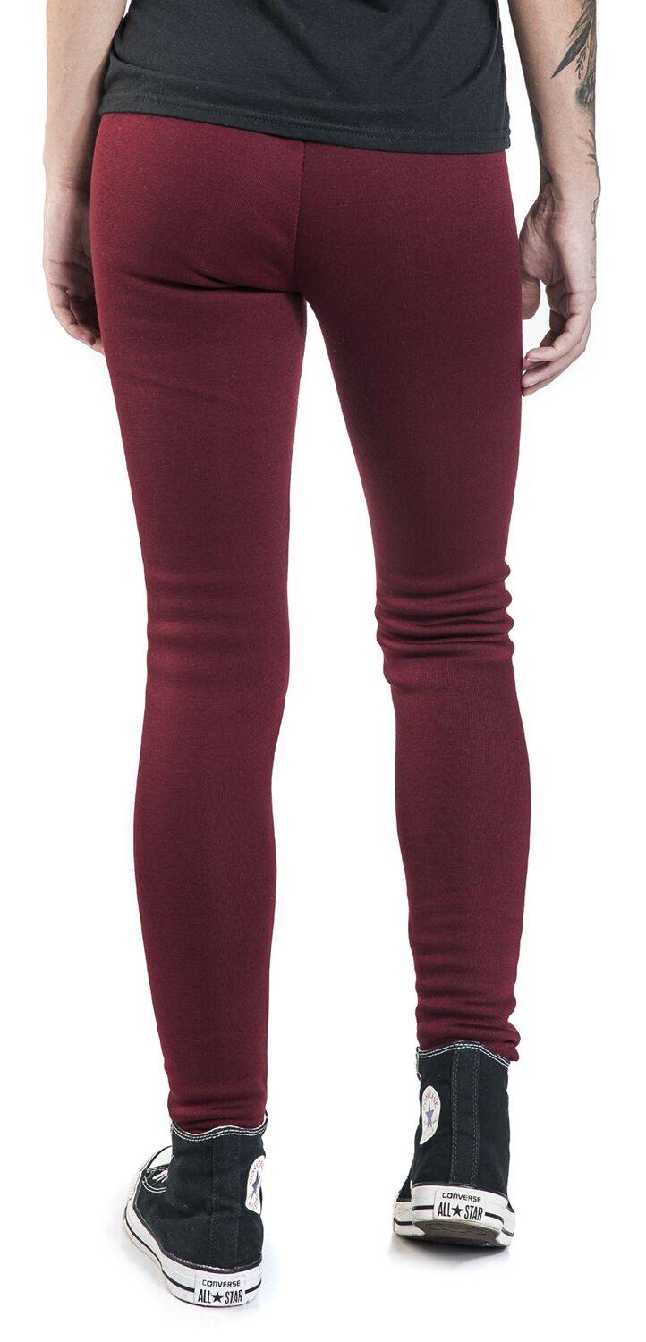 EMP "Gefütterte Winterleggings" Leggings rot von Ocultica Online Outlet
