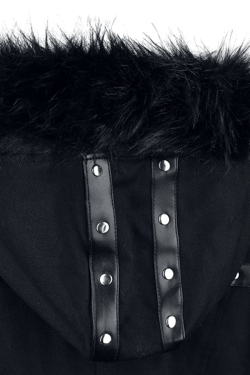 EMP Winterjacke schwarz von Gothicana by EMP Räumungsverkauf