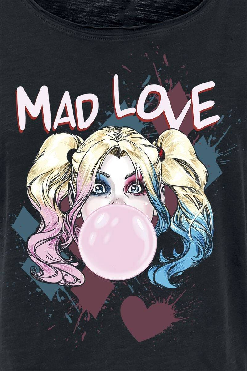 EMP "Mad Love" T-Shirt schwarz von Harley Quinn VIP-Rabatte