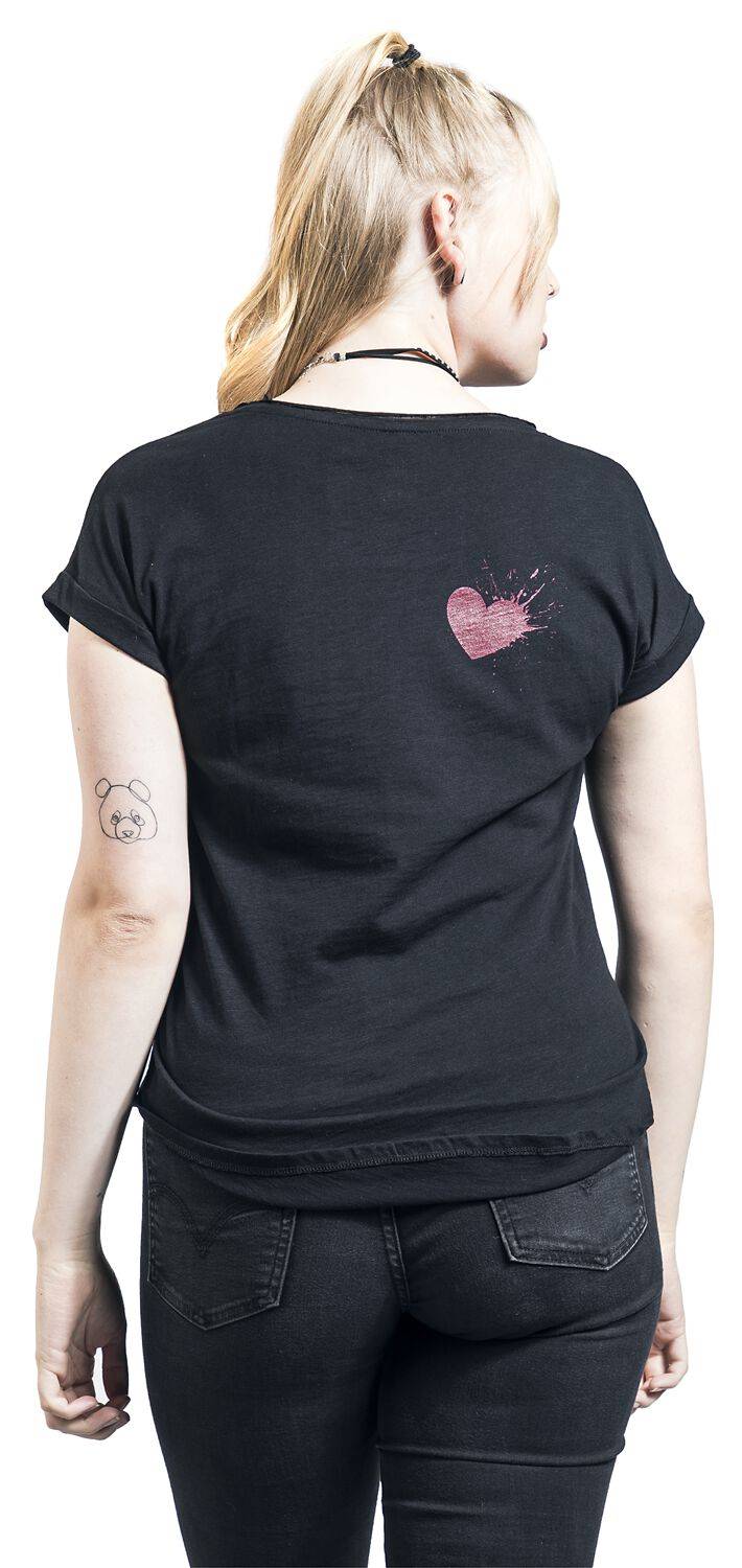 EMP "Mad Love" T-Shirt schwarz von Harley Quinn VIP-Rabatte