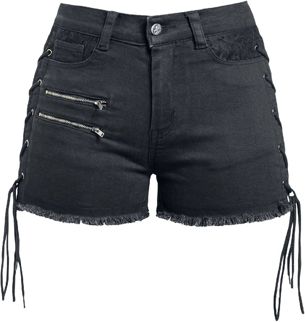 EMP Short schwarz von Gothicana by EMP Letzte 3 Tage