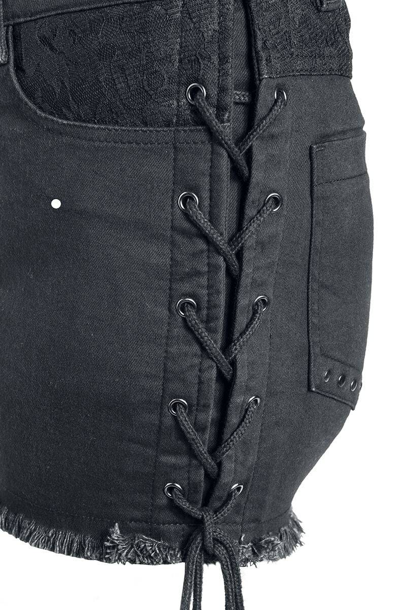 EMP Short schwarz von Gothicana by EMP Letzte 3 Tage