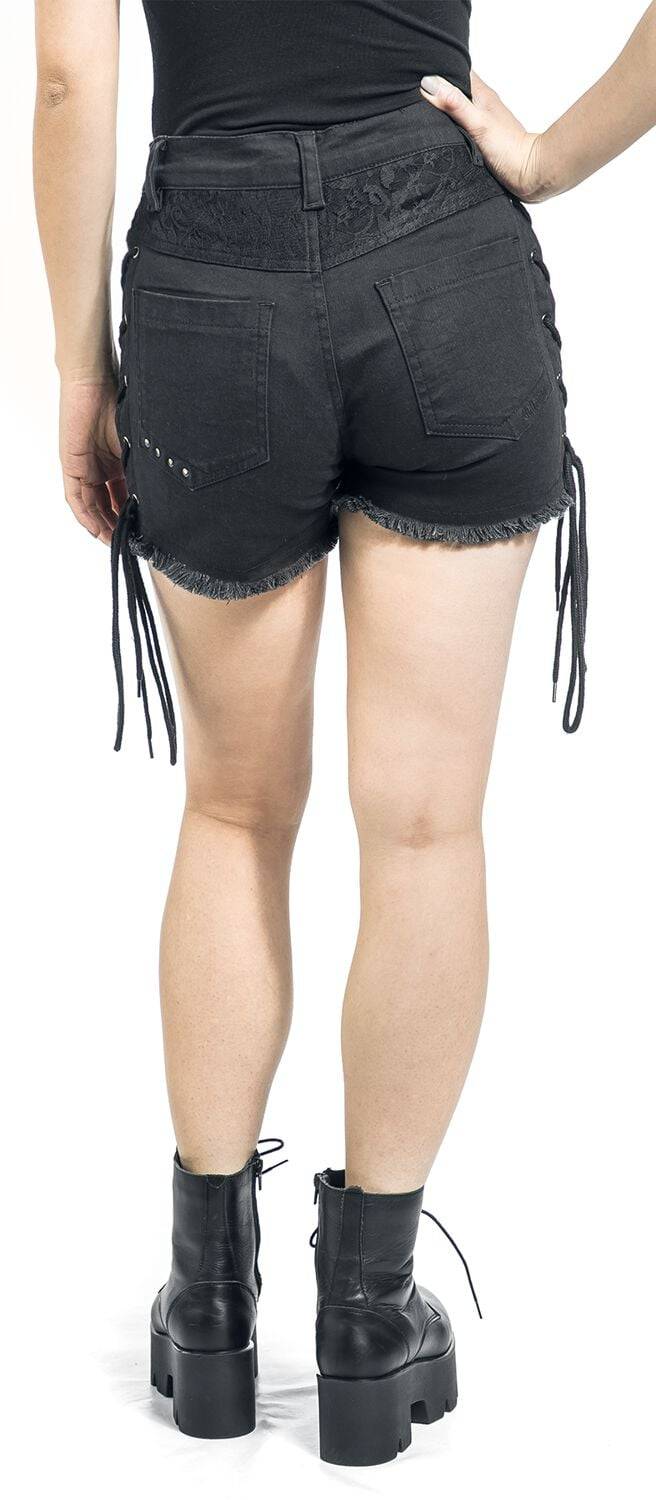 EMP Short schwarz von Gothicana by EMP Letzte 3 Tage