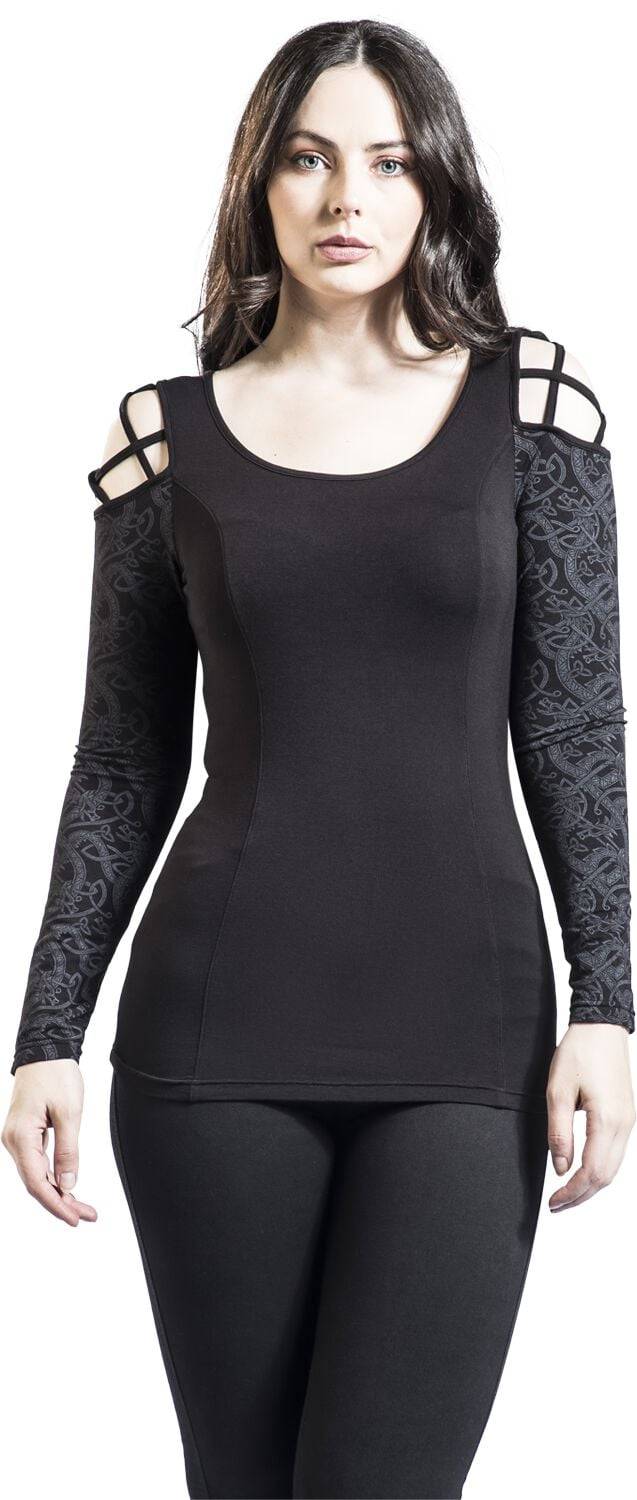 EMP Langarmshirt schwarz von Black Premium by EMP Zeitbegrenzte Promotion