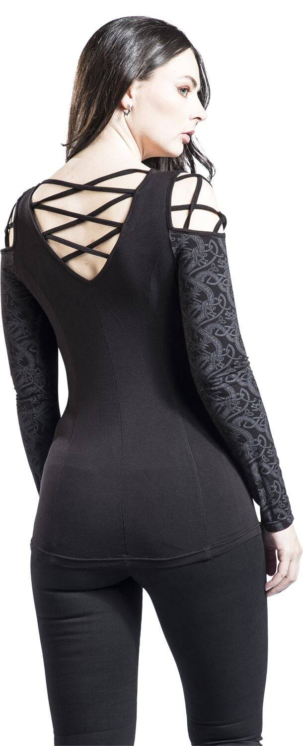 EMP Langarmshirt schwarz von Black Premium by EMP Zeitbegrenzte Promotion