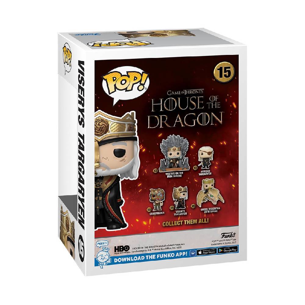 EMP "Viserys Targaryen (Chase Edition möglich!) Vinyl Figur 15" Funko Pop! multicolor von House Of The Dragon 50% Rabatt mit kostenlosem Versand